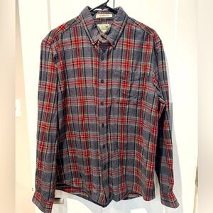 L.L Bean long sleeve flannel button down